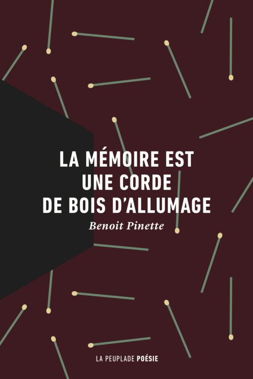 																Benoit Pinette, Memory Is a String of Kindling Wood
