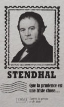 									Stendhal, That Caution is a Sad Thing...