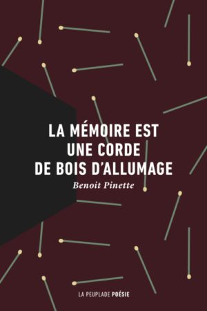 																Benoit Pinette, La mémoire est une corde de bois d’allumage